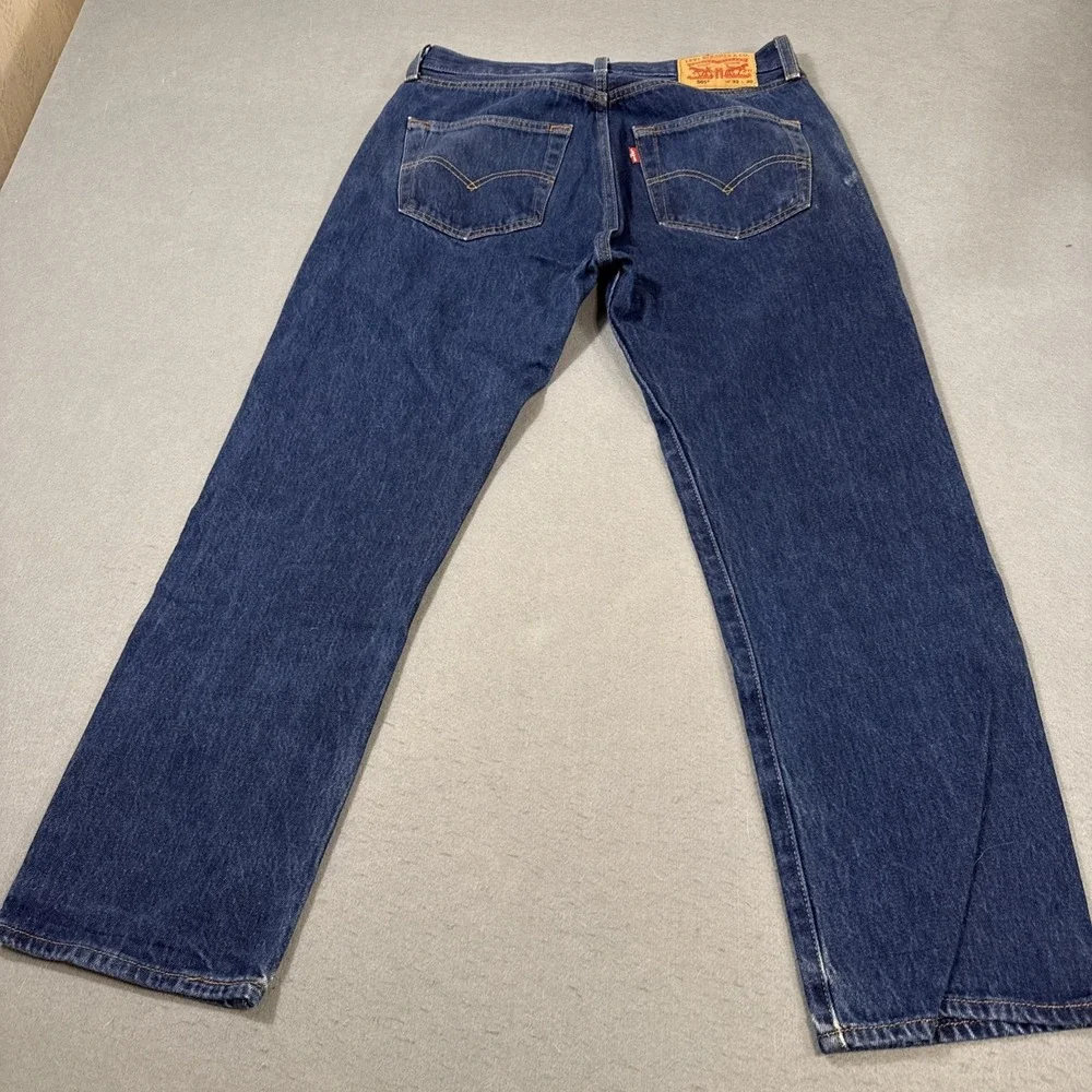 JEANS Levis 501‎ XX Men32X30  Button Fly Dark Blue Denim MENS  SEE PICS